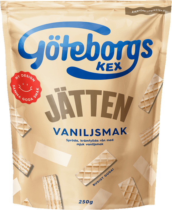 Göteborgs Kex Jätten Vaniljsmak 250g