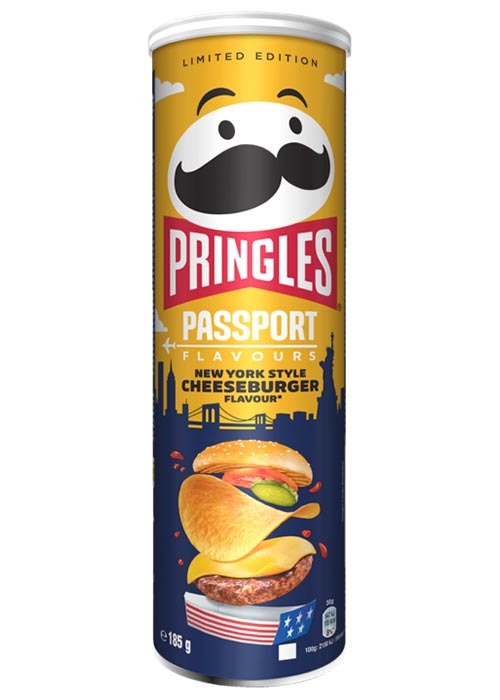 Pringles Passport Cheeseburger LTD 185g