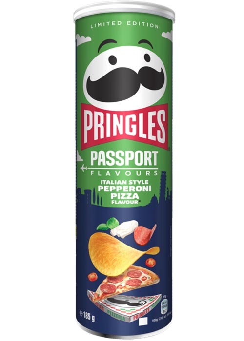 Pringles Passport Pepperoni Pizza LTD 185g