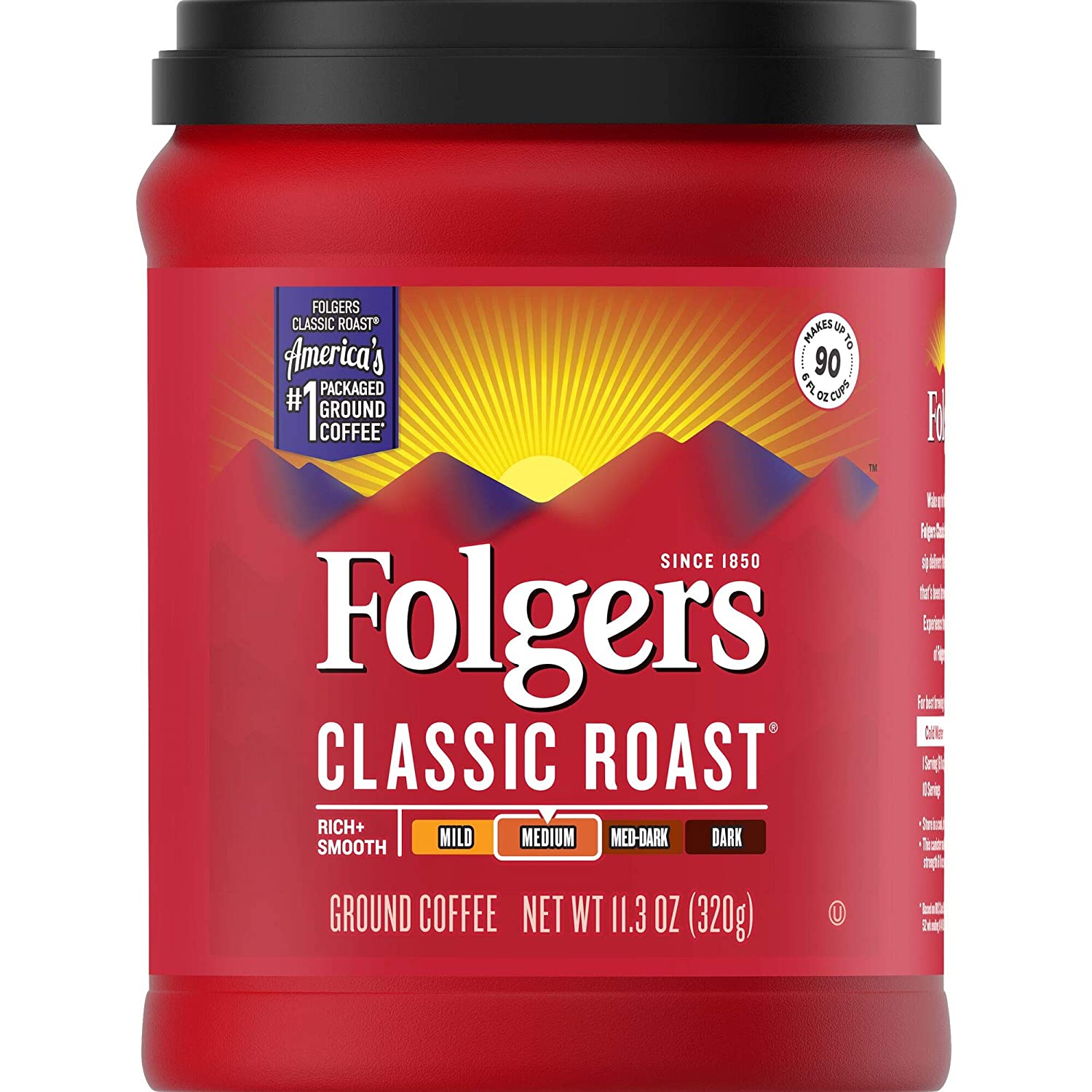 Folgers Classic Roast Coffee 320g