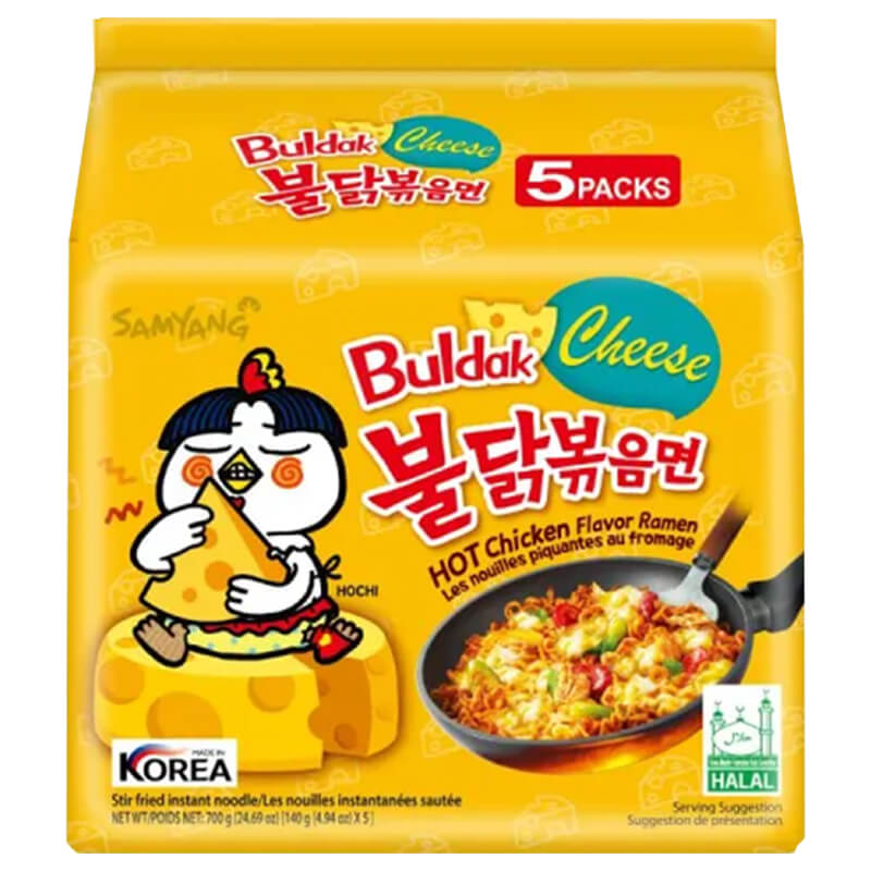 Läs mer om Samyang Hot Chicken Flavour Cheese Ramen 140g x 5st