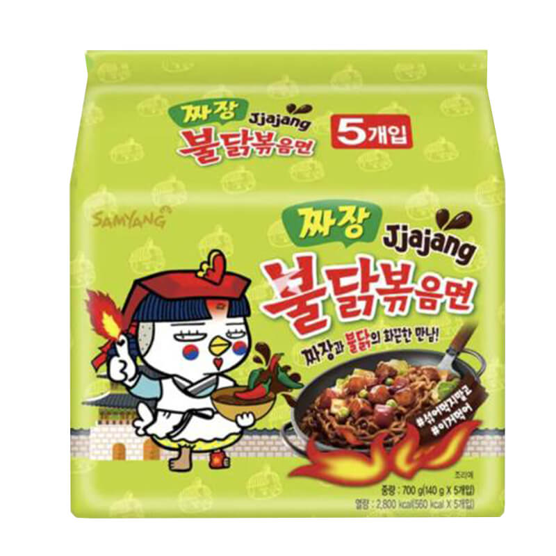 Läs mer om Samyang Hot Chicken Jjajang 140g x 5st