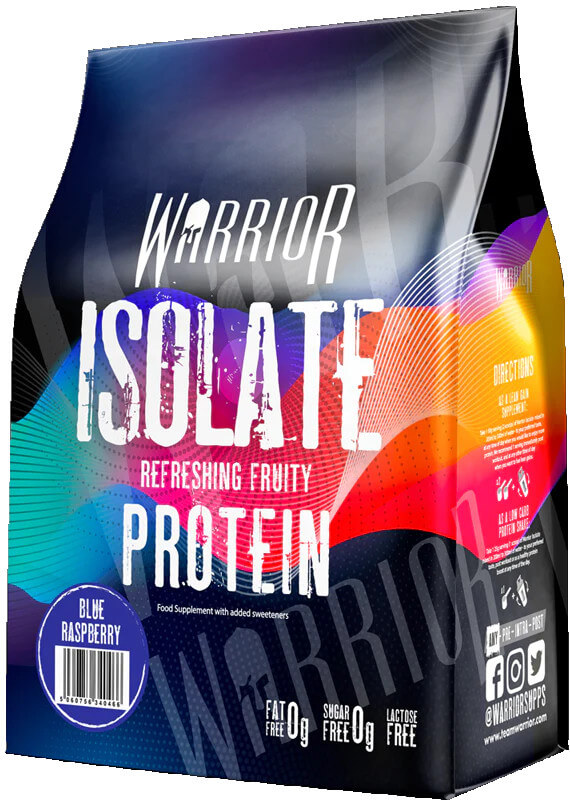 Warrior Clear Whey Isolate - Blue Raspberry 500g