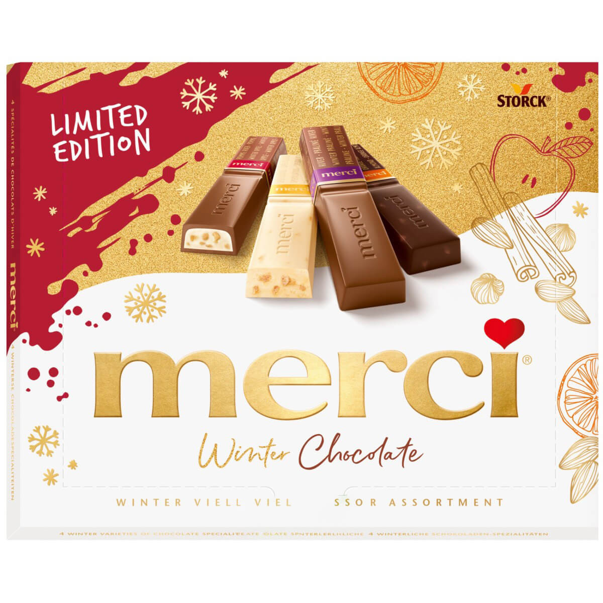 Merci Winter Chocolate Ltd. Ed 250g