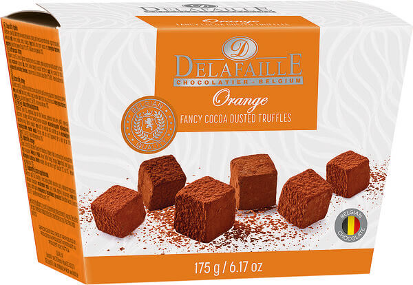 Delafaille Chocolate Truffles - Orange 175g