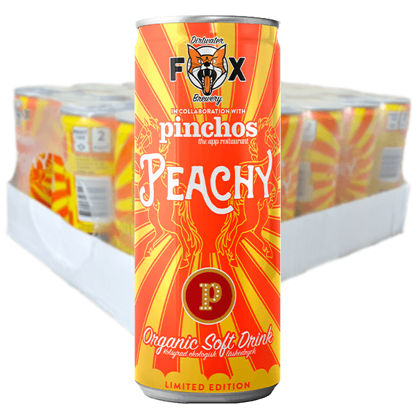 Dirtwater Fox x Pinchos - Peachy 25cl x 24st