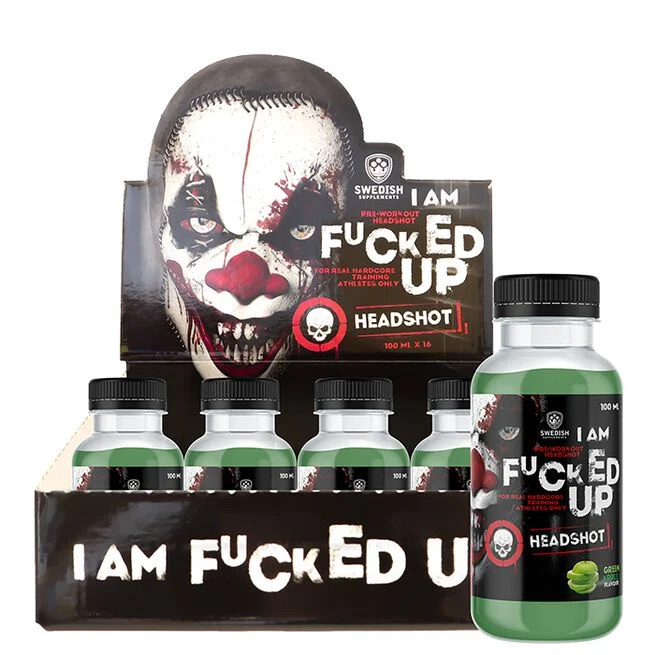 F-ucked Up PWO Shot - Green Apple 100ml