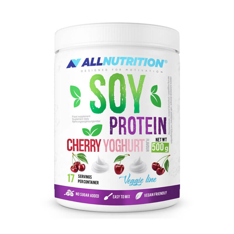 Allnutrition Soy Protein - Cherry Yoghurt 500g