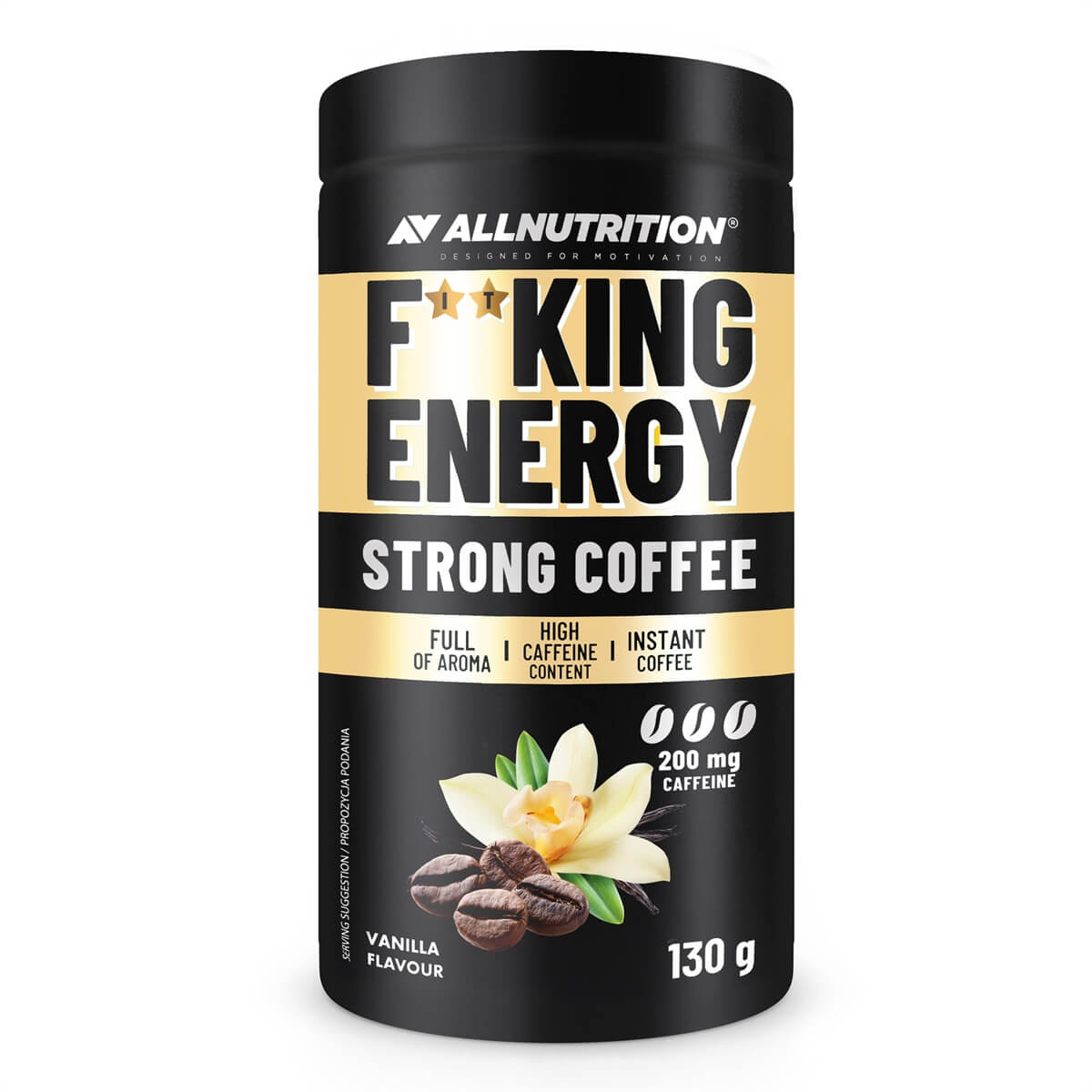 Fitking Delicious Energy Strong Coffee - Vanilla 130g