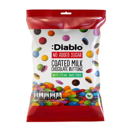 Läs mer om Diablo Milk Chocolate Buttons 40g
