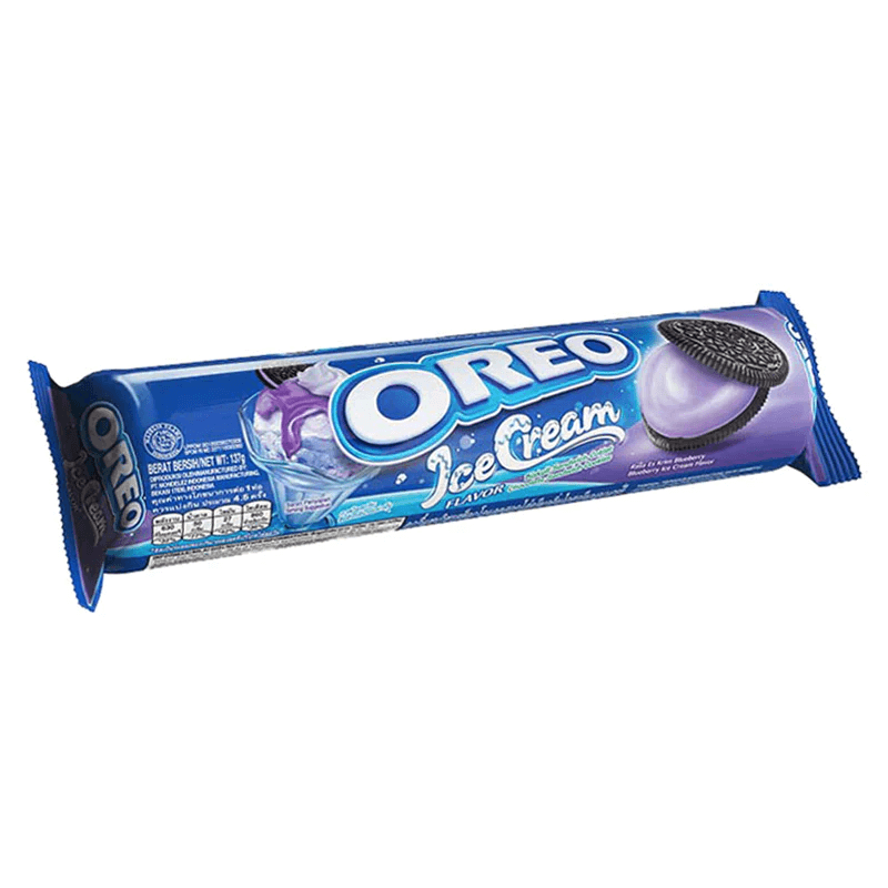 Oreo Ice Creme Blueberry Rulle 119.6g
