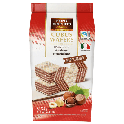 Feiny Biscuits Cubus Wafers Napolitaner 125g