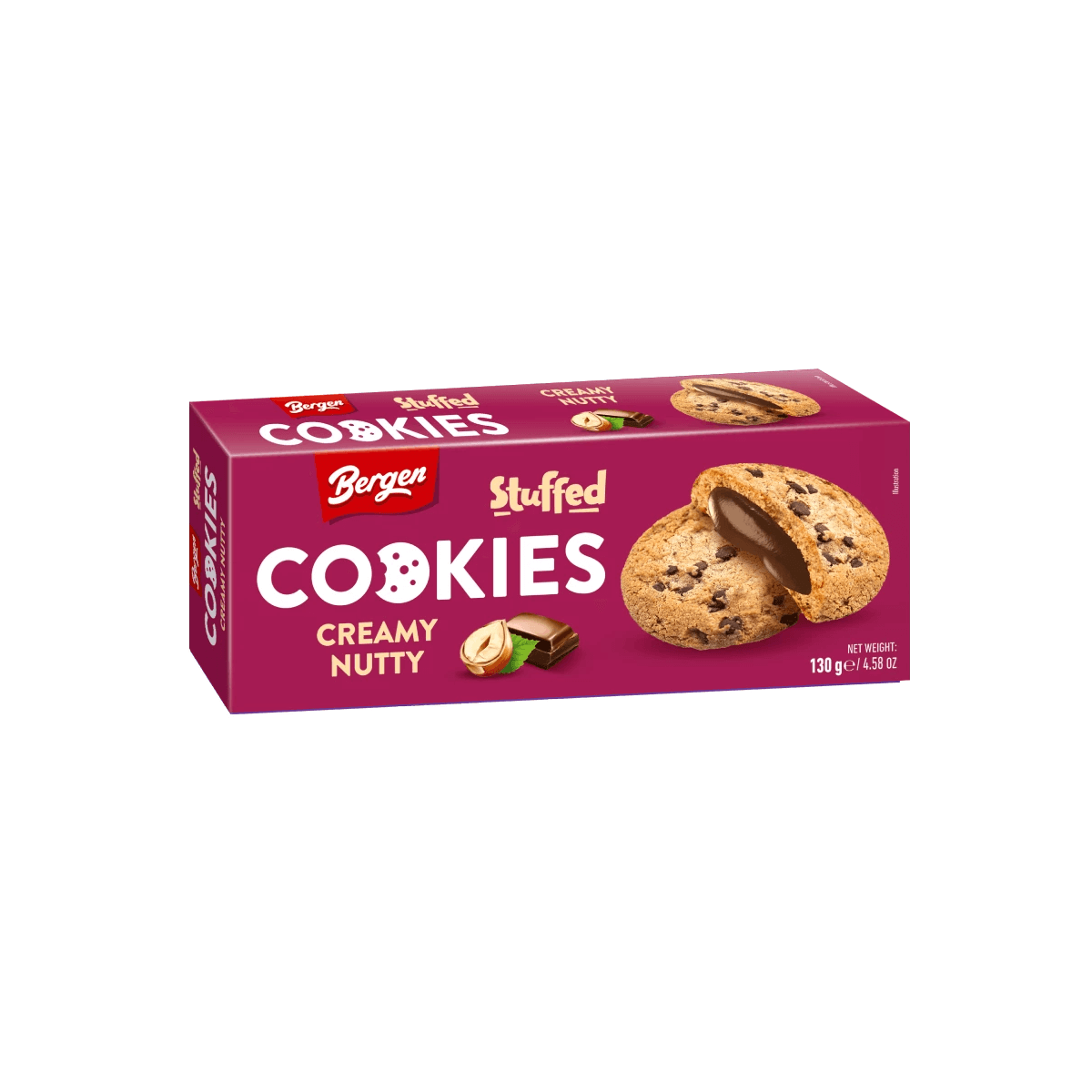 Bergen Creamy Nutty Cookies 130g