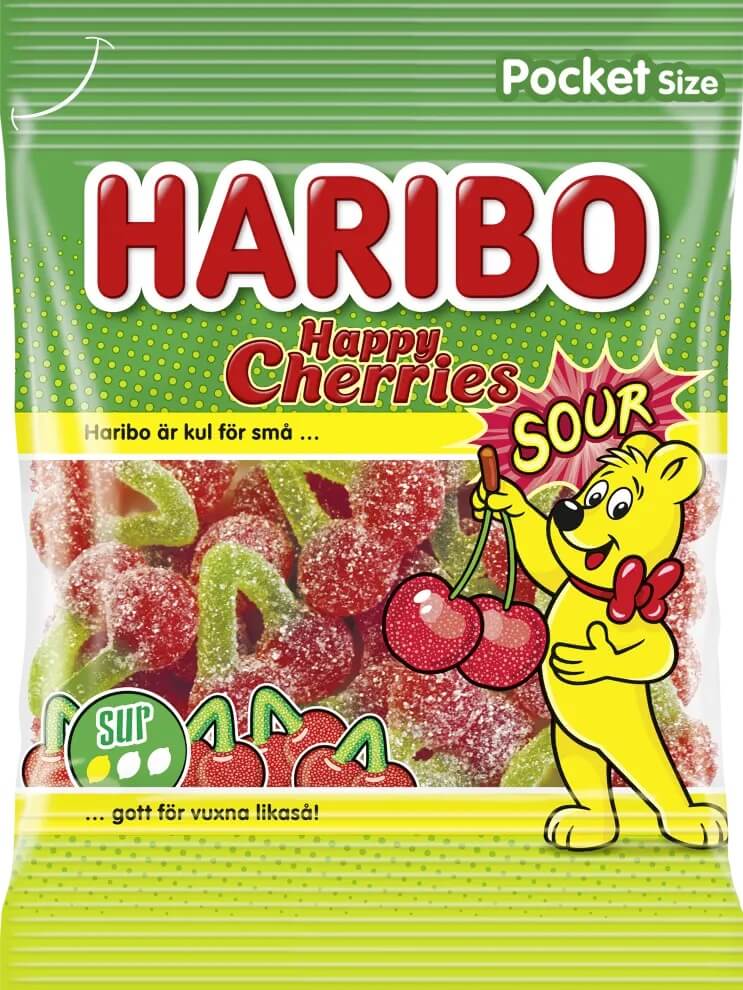 Haribo Happy Cherries Sour 75g