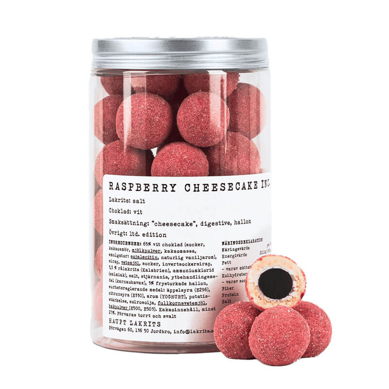 Läs mer om Haupt Lakrits - Raspberry Cheesecake 250g