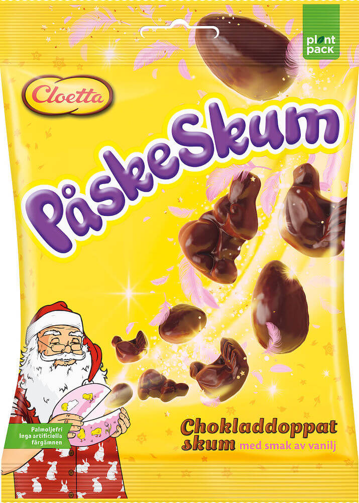 Läs mer om Cloetta Påskeskum Chokladdoppat 140g