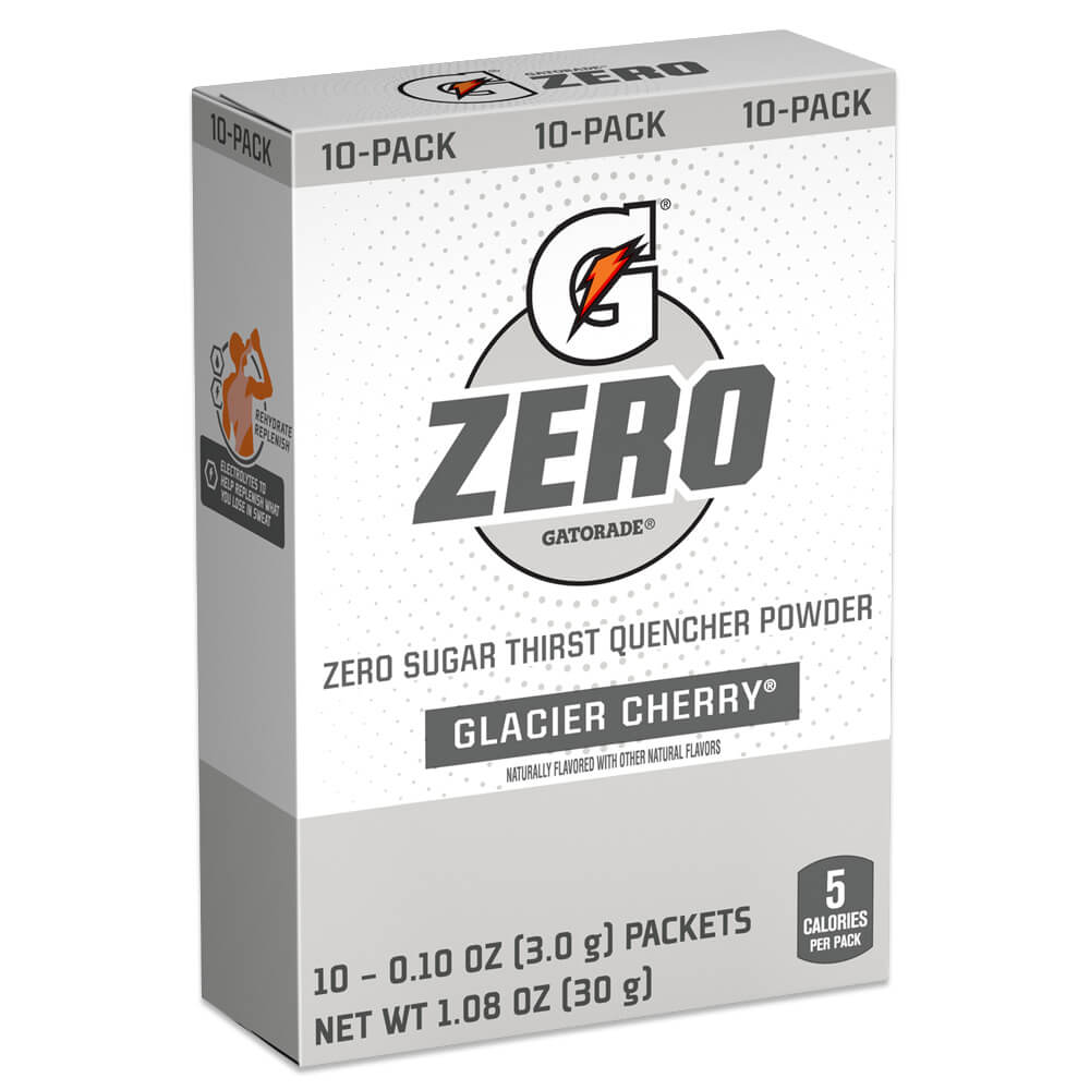 Gatorade Zero Thirst Quencher Powder Glacier Cherry 30g