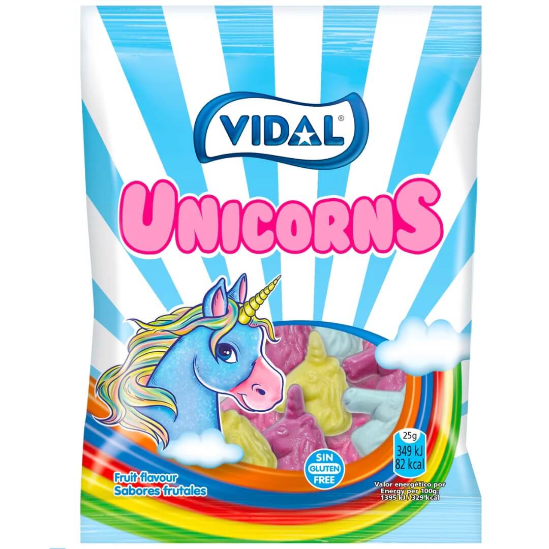 Läs mer om Vidal Unicorns 90g