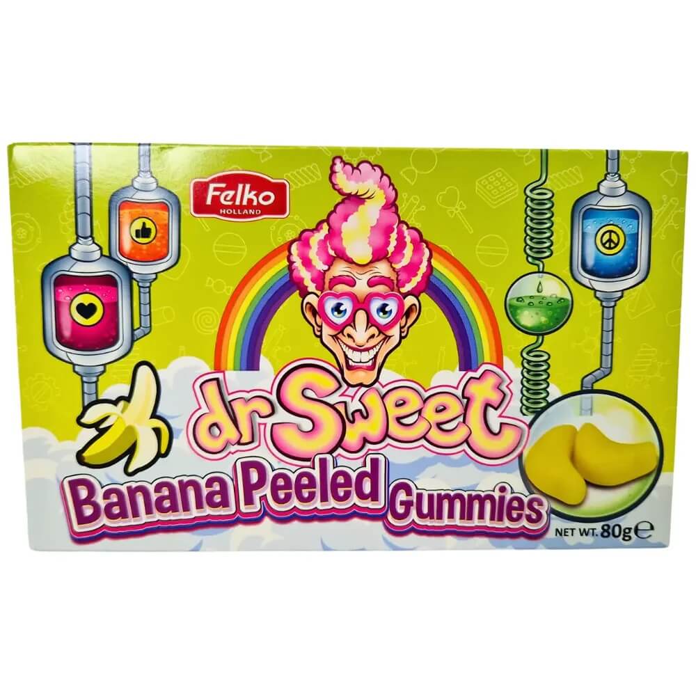 Läs mer om Dr Sweet Peeled Banana Gummies 80g