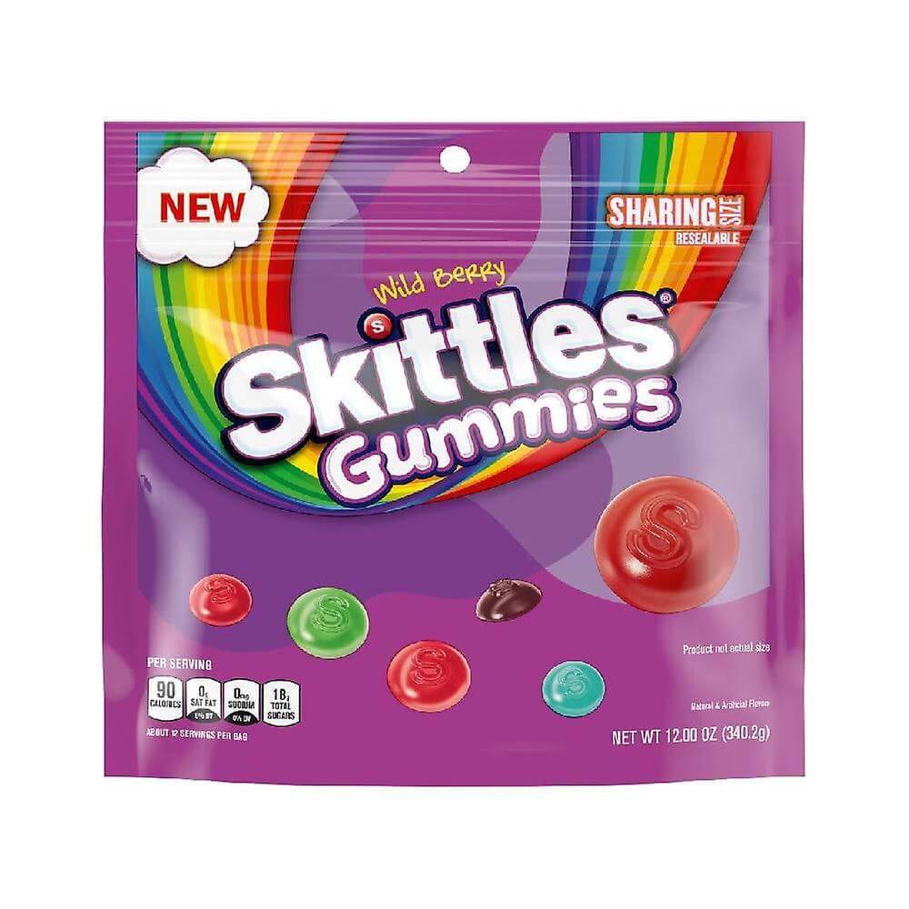 Skittles Gummies Wild Berry Sharing Size 340g