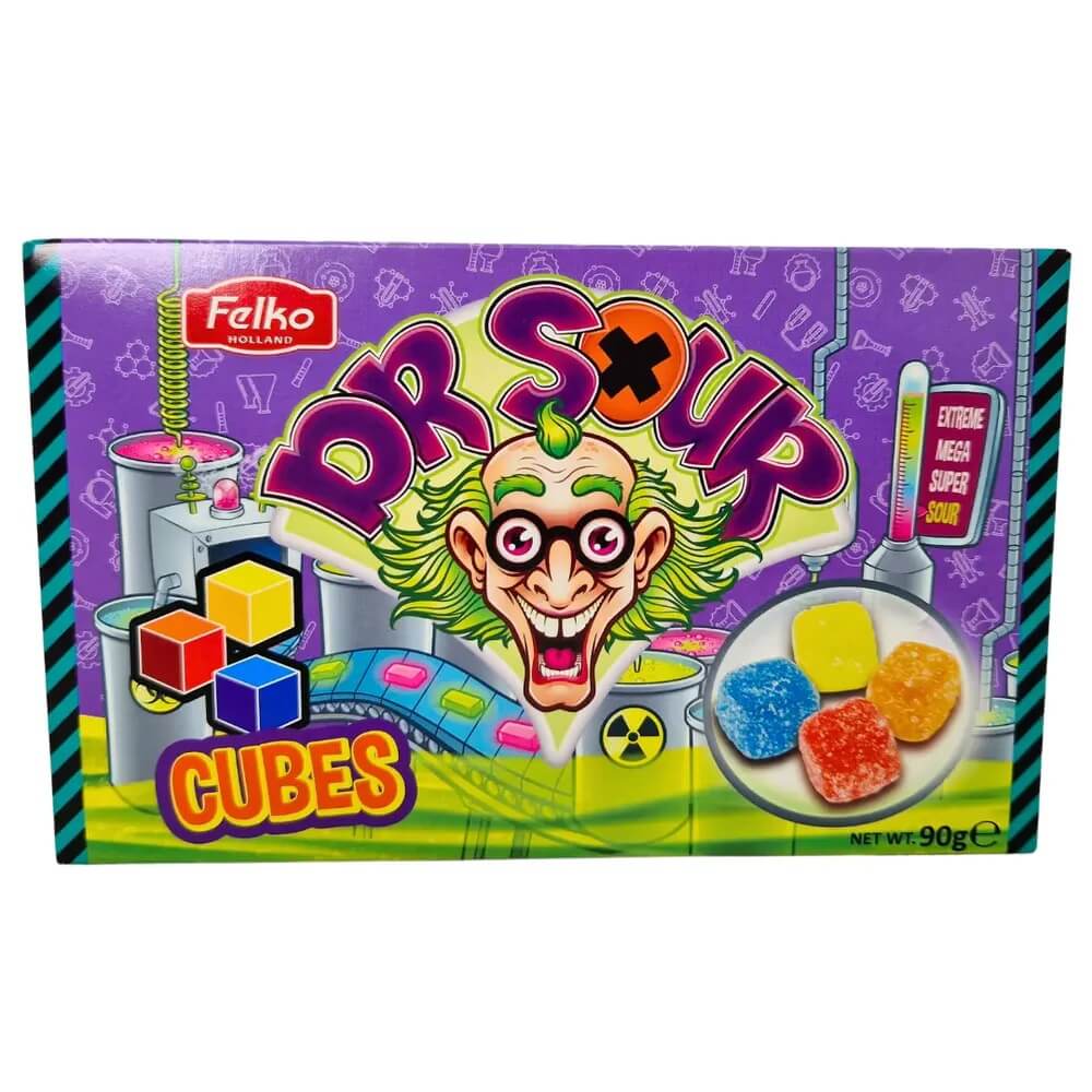 Läs mer om Dr Sour Cubes 90g