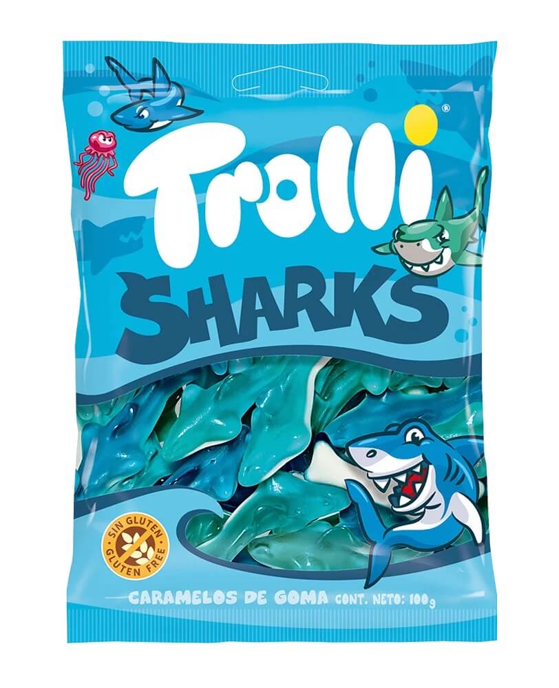 Läs mer om Trolli Hajar 100g