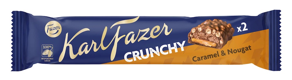 Läs mer om Karl Fazer Crunchy Caramel & Nougat 55g