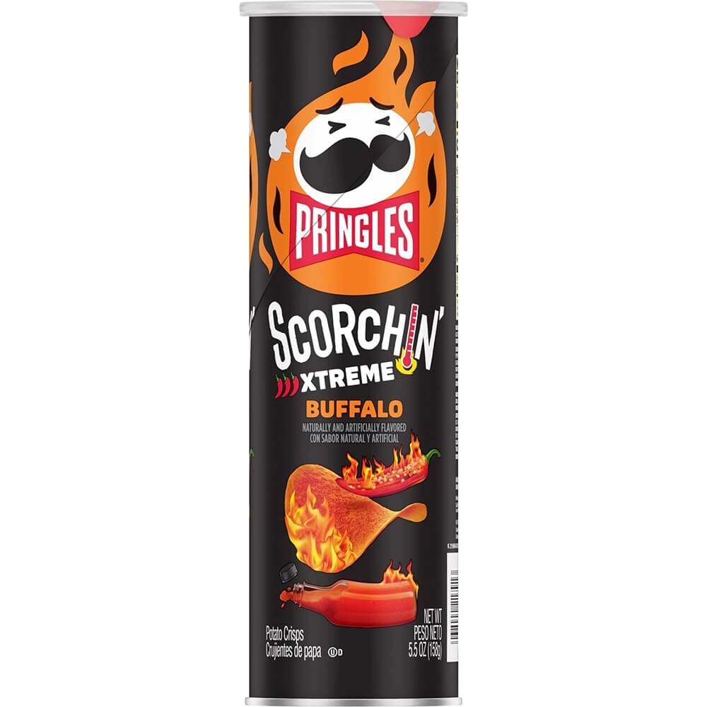 Läs mer om Pringles Scorchin Xtreme Buffalo 158g