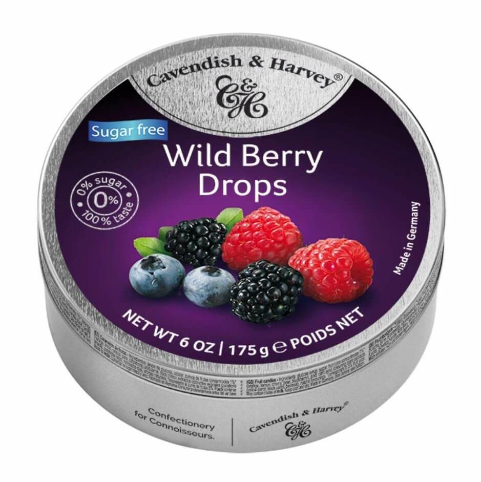 Läs mer om Cavendish & Harvey Wild Berry Drops Sugarfree 175g