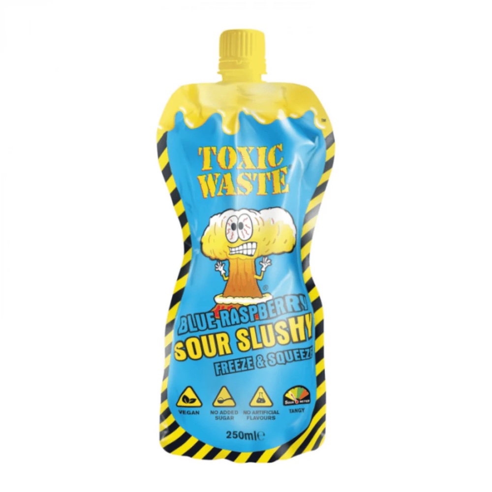 Läs mer om Toxic Waste Sour Slushy Blue Raspberry 250ml