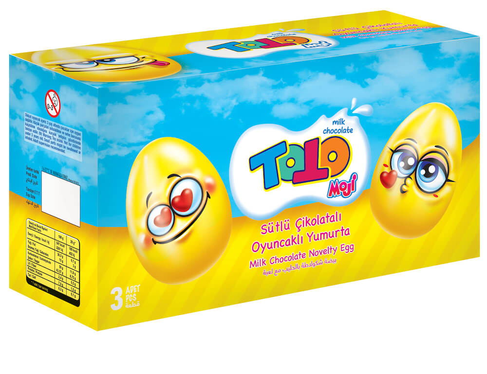 Läs mer om Toto Chokladägg 3-pack 60g