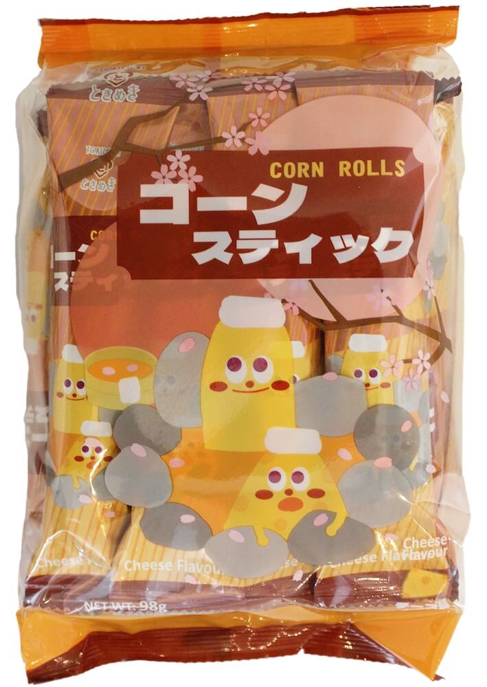 Tokimeki Corn Rolls Cheese 98g