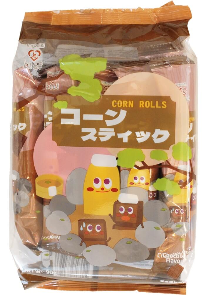 Tokimeki Corn Rolls Chocolate 98g