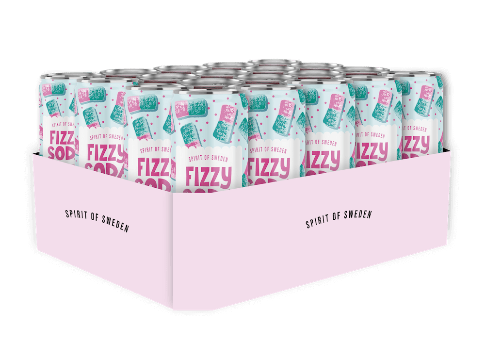 Spirit Of Sweden - Fizzy Candy Soda 330ml x 24st