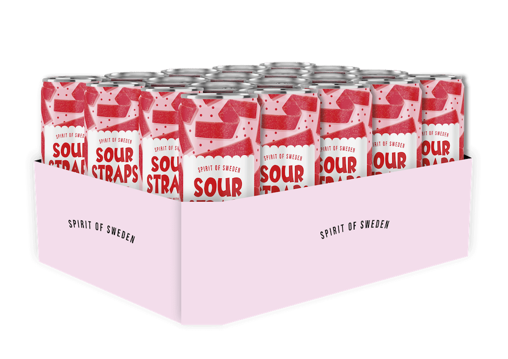 Spirit Of Sweden - Sour Straps Soda 330ml x 24st