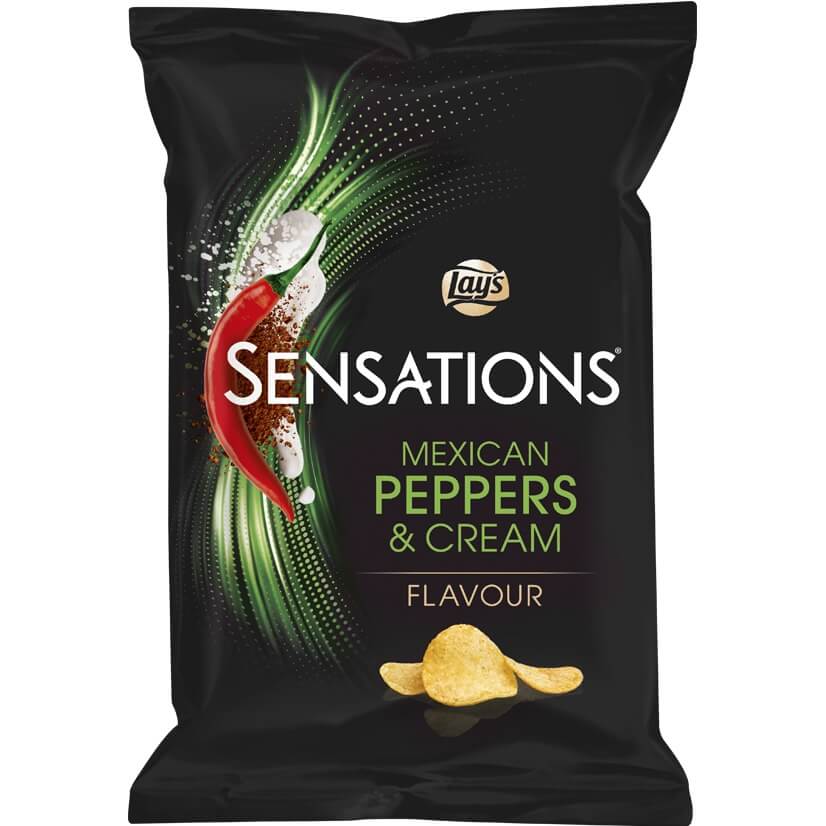 Lays Sensations Mexican Peppars & Cream 150g