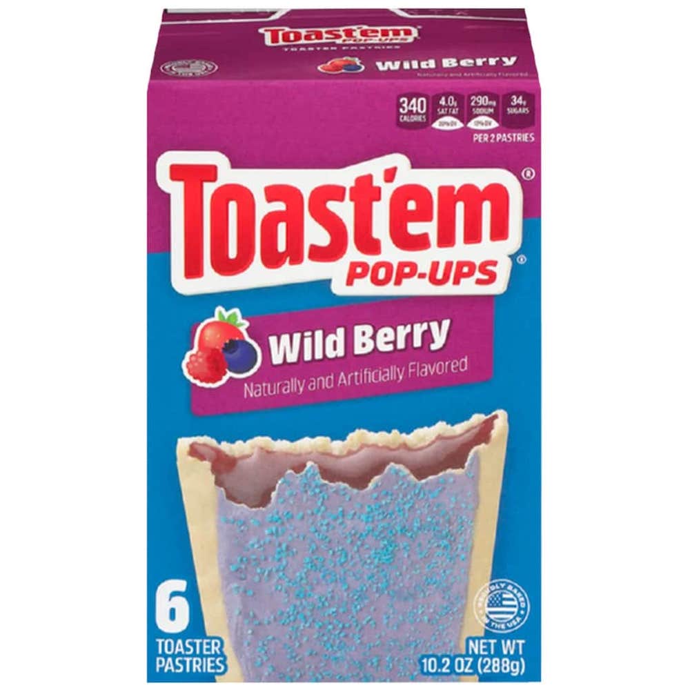 Läs mer om Toastem Frosted Wild Berry 288g