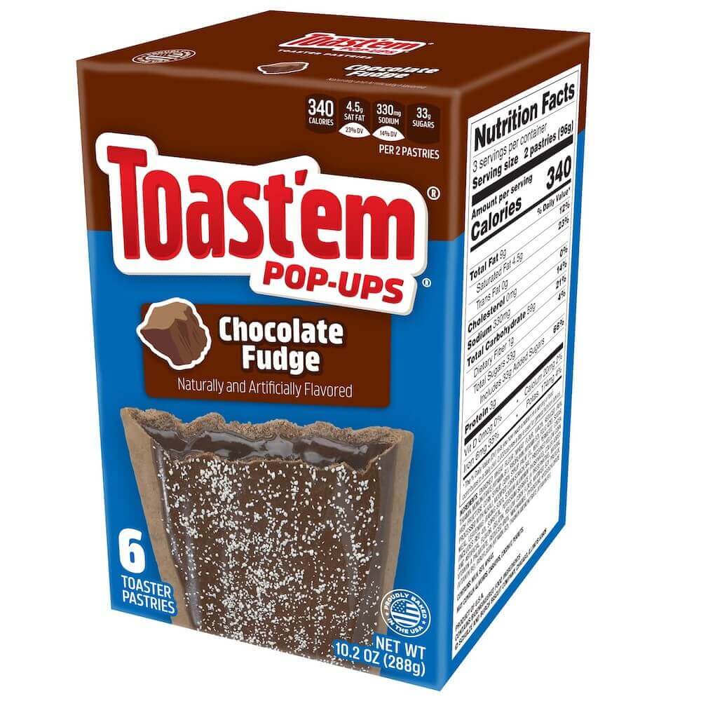 Läs mer om Toastem Frosted Chocolate Fudge 288g