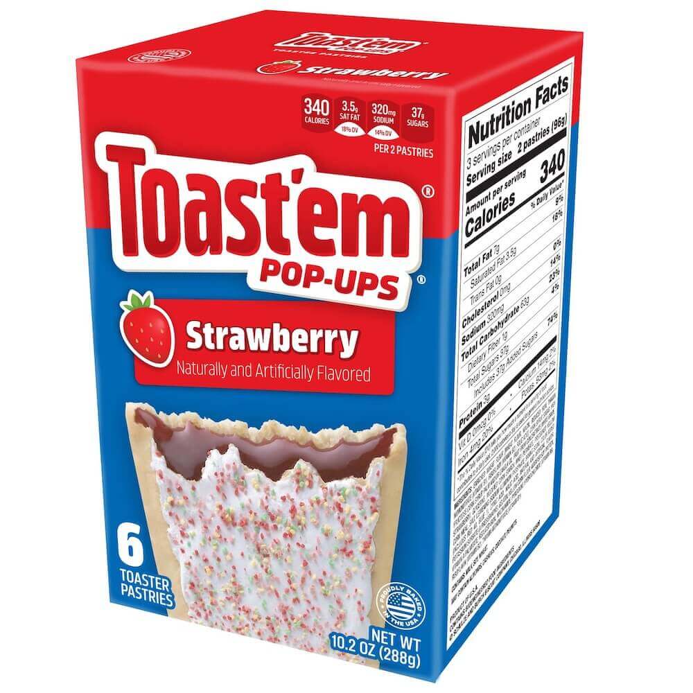 Läs mer om Toastem Frosted Strawberry 288g