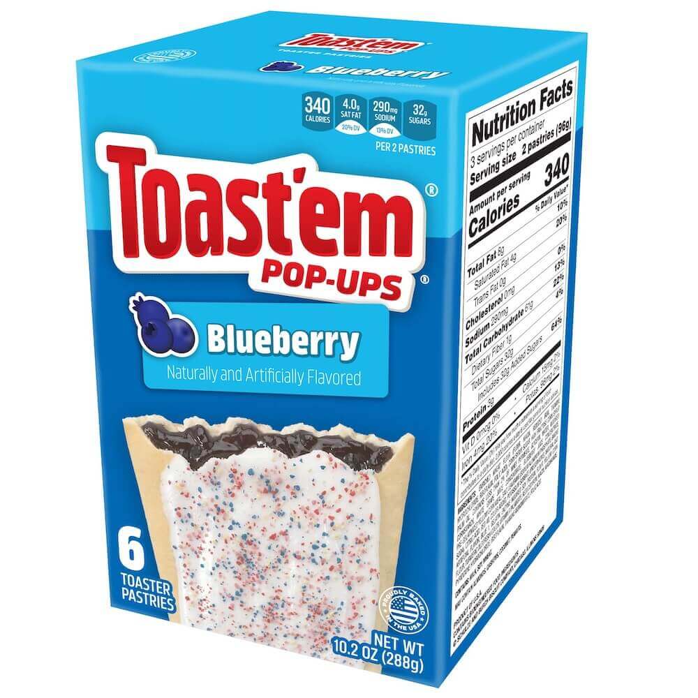 Läs mer om Toastem Frosted Blueberry 288g