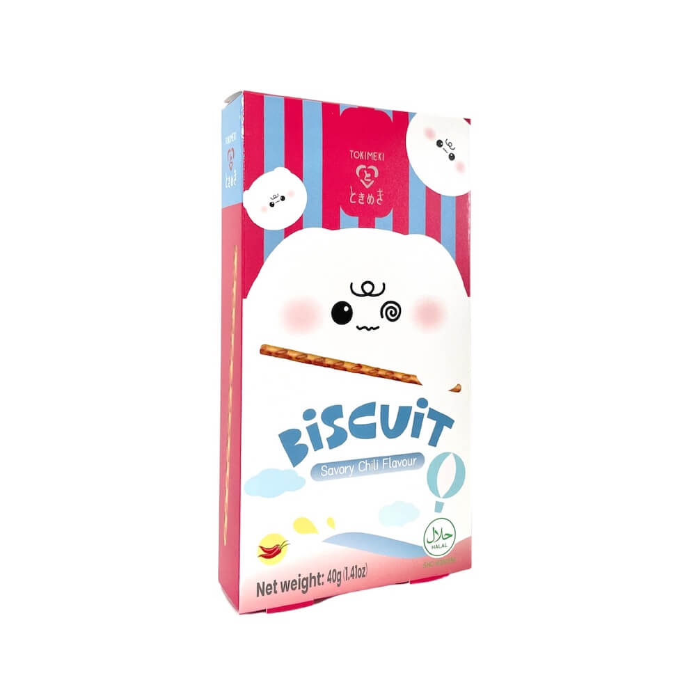 Läs mer om Tokimeki Biscuit Stick - Savoury Chili Flavour 40g