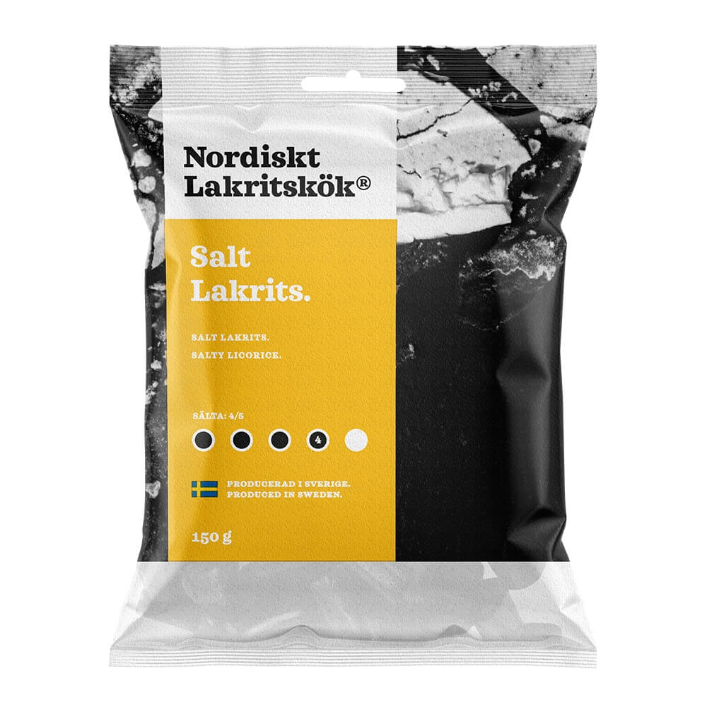 Läs mer om Nordiskt Lakritskök Salt Lakrits 150g