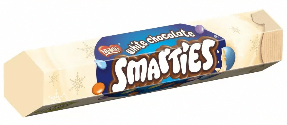 Smarties White Chocolate Giant Hexatube 120g