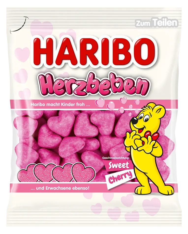 Läs mer om Haribo Herzbeben Sweet Cherry 160g